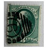 United States Postage Stamps Scott #147, #153, #157, #158, #178, #179, #182 and #184