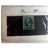 United States Postage Stamps Scott #147, #153, #157, #158, #178, #179, #182 and #184