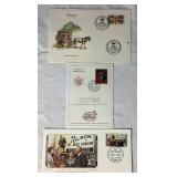 Collection of International First Day Covers, Postcards, Commemorative Envelopes, Commerative Stamps and more