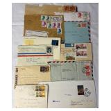 Large Selection of Air Mail Covers from Worldwide Destinations