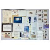 Large Array of First Day Issues, Souvenir Sheets, Souvenir Cards, Commemorative Stamps and more