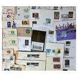Large Array of First Day Issues, Souvenir Sheets, Souvenir Cards, Commemorative Stamps and more