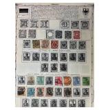 Postage Stamps from Germany and Bavarian States dating back to 1850