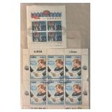 Two Albums of International Postage Stamps Mint Sheets