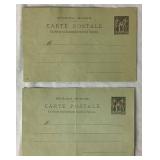 Variety of Vintage International Prepaid Postal Cards and Registered Letters