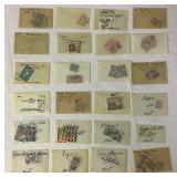 Box Full of an Assortment of International Stamps