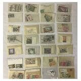 Box Full of an Assortment of International Stamps