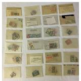 Box Full of an Assortment of International Stamps