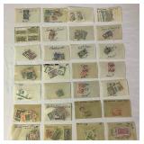 Box Full of an Assortment of International Stamps