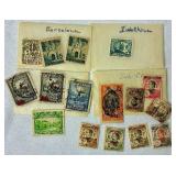 Cancelled International Postage Stamps Representing Many Countries