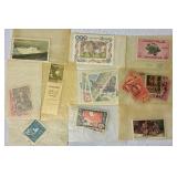 Cancelled International Postage Stamps Representing Many Countries