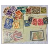 Cancelled International Postage Stamps Representing Many Countries