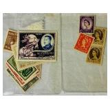 Collection of International Postage Stamps - Many from Turn of the Century