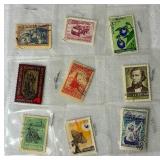 Collection of International Postage Stamps - Many from Turn of the Century