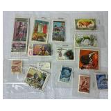 Collection of International Postage Stamps - Many from Turn of the Century
