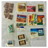 Collection of International Postage Stamps - Many from Turn of the Century