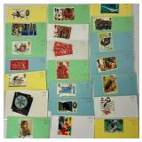 Large Assortment of Postage Stamps from Great Britain Lot 1