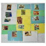 Large Assortment of Postage Stamps from Great Britain Lot 1