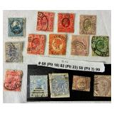 Assortment of Postage Stamps from Great Britain with Many from the Royal Family