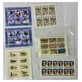 Sheets and Blocks of International Postage Stamps Lot #1