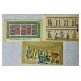 Sheets and Blocks of International Postage Stamps Lot #1