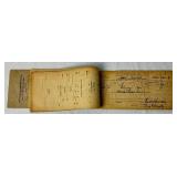 Vintage Receipts and Documents including Bus Transportation, Property Taxes, United States Railroad, and More