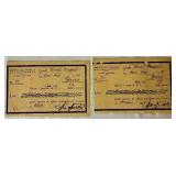 International Receipts and Documents with Stamps