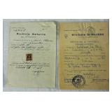 International Certificates and Documents with Stamps
