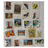 Large Variety of Loose Postage Stamps from Around the World