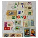 Large Variety of Loose Postage Stamps from Around the World