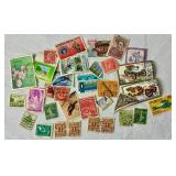 Large Variety of Loose Postage Stamps from Around the World