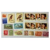 Large Variety of Loose Postage Stamps from Around the World