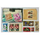 Large Variety of Loose Postage Stamps from Around the World