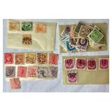 Large Bundle of Individual Postage Stamps from Around the World