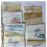 Large Bundle of Individual Postage Stamps from Around the World