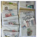 Large Bundle of Individual Postage Stamps from Around the World