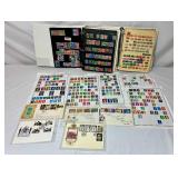 Two Albums of Stamps, Prepaid Airmail, First Day Covers from England