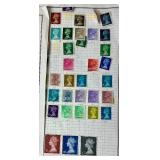 Two Albums of Stamps, Prepaid Airmail, First Day Covers from England