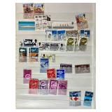 Three Postage Stamp Stock Books with Stamps from Great Britain