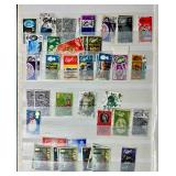 Three Postage Stamp Stock Books with Stamps from Great Britain