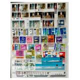 Three Postage Stamp Stock Books with Stamps from Great Britain