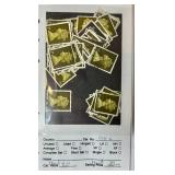 Three Postage Stamp Stock Books with Stamps from Great Britain