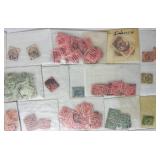 Assortment of Postage Stamps from Great Britain/England from 1800