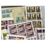 Sheets and Blocks of International Postage Stamps Lot #2