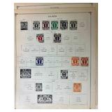 Bundle of Global Postage Stamps and 1982 USPS Stamp Album