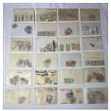 Collection of Individual Postage Stamps from Around the World