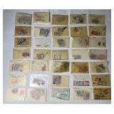 Small Box Full of International Cancelled Postage Stamps