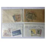 Small Box Full of International Cancelled Postage Stamps