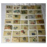 Small Box Full of International Cancelled Postage Stamps