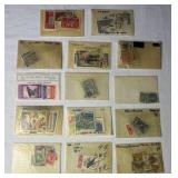 Small Box Full of International Cancelled Postage Stamps